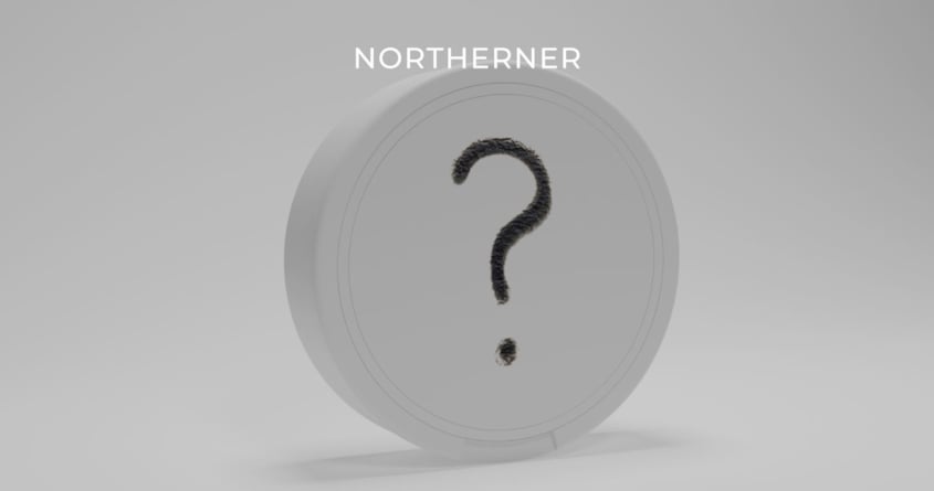 Ein Fragezeichen auf einer weissen Dose Snus abgebildet