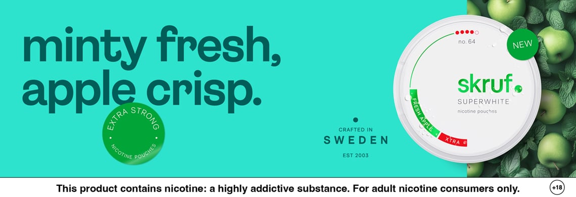 Skruf Superwhite Fresh Apple