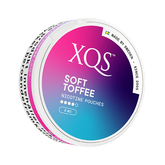 XQS Soft Toffee Slim Strong Nicotine Pouches