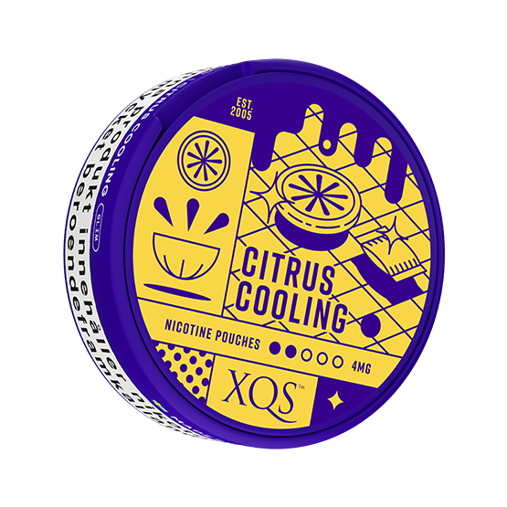 XQS Citrus Cooling Slim Normal Nicotine Pouches