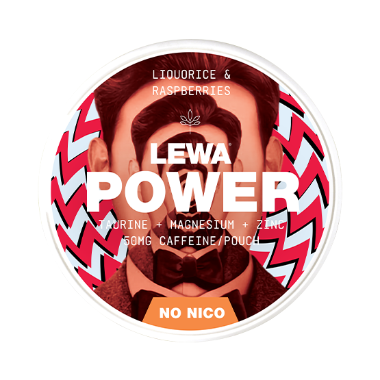 LEWA Liquorice & Raspberries Nicotine Free Pouches