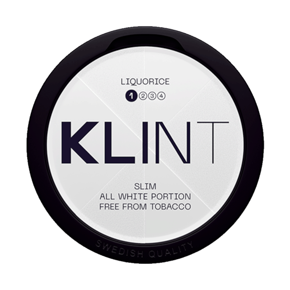 Klint Liquorice #1 Slim Normal Nicotine Pouches