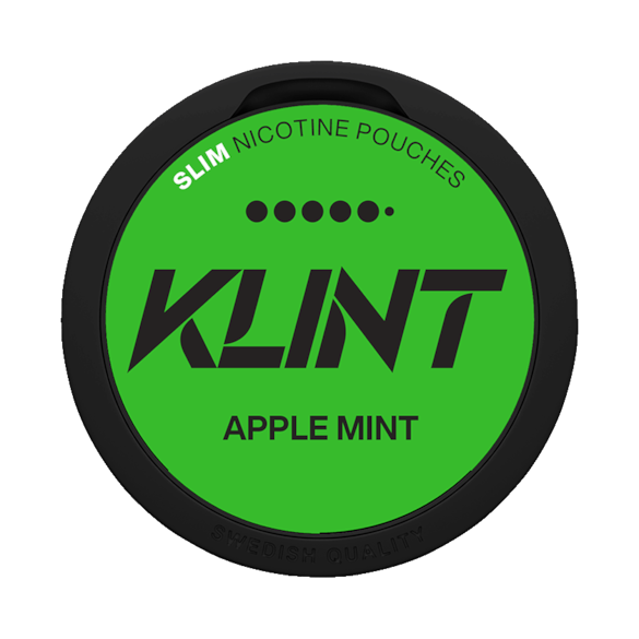 Klint Apple Mint Slim X-Strong Nicotine Pouches