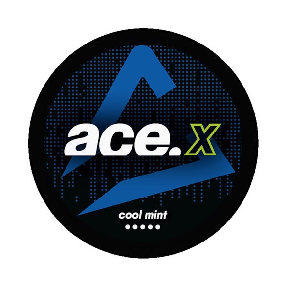 Ace X Cool Mint Slim Strong Nicotine Pouches
