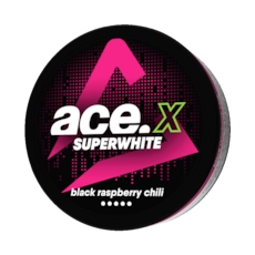 Ace X Black Raspberry Chili Slim Strong Nicotine Pouches