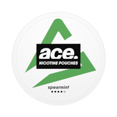Ace Superwhite Spearmint Slim Strong Nicotine Pouches