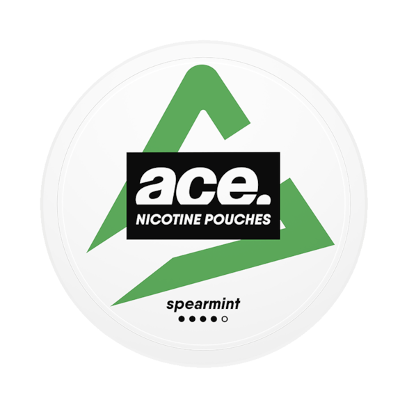 Ace Superwhite Spearmint Slim Strong Nicotine Pouches