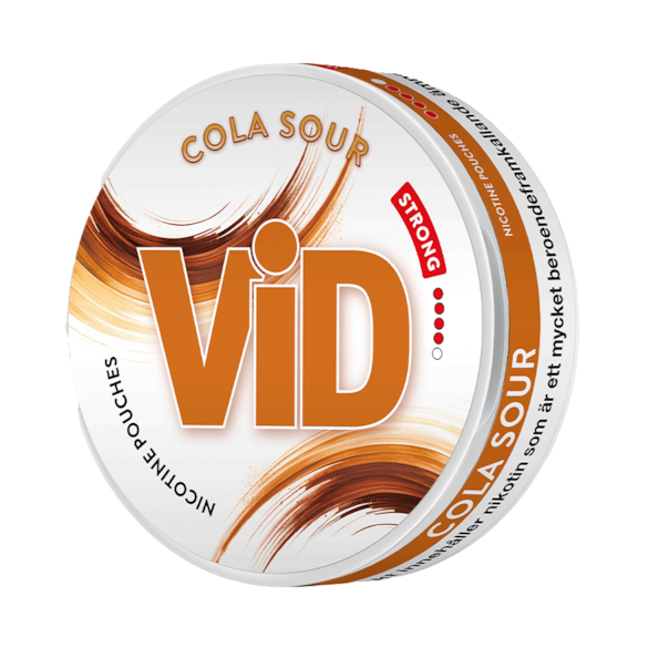 VID Cola Sour Slim Extra Strong Nicotine Pouches
