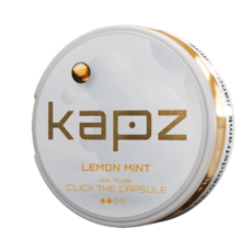 Kapz Lemon Mint Mini Normal Nicotine Pouches