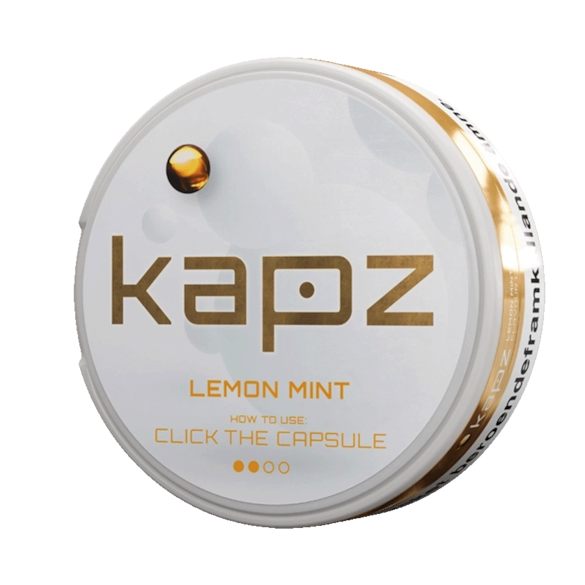 Kapz Lemon Mint Mini Normal Nicotine Pouches