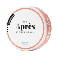 No.5 Après Ice Tea Peach Slim Extra Strong Nicotine Pouches