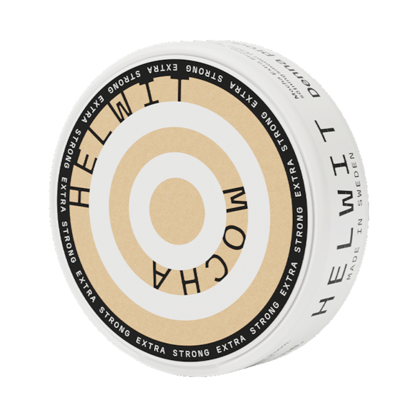 Helwit Mocha Slim Extra Strong Nicotine Pouches