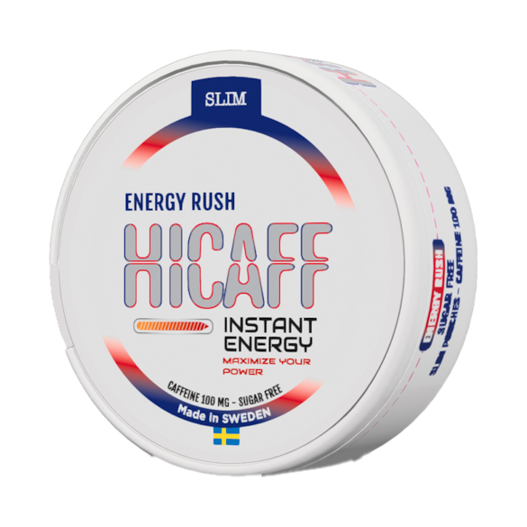 Hicaff Energy Rush Nicotine Free Pouches