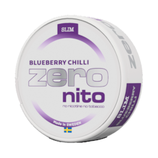 Zeronito Blueberry Chilli Slim Nicotine Free Pouches