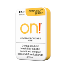 On! Grapefruit Spritz Mini Normal Nicotine Pouches