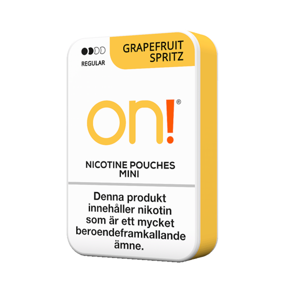 On! Grapefruit Spritz Mini Normal Nicotine Pouches