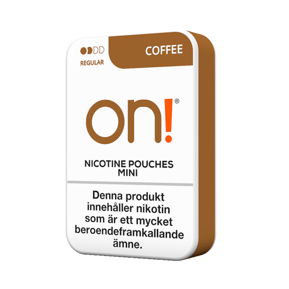 on! Coffee 3mg Mini Nicotine Pouches