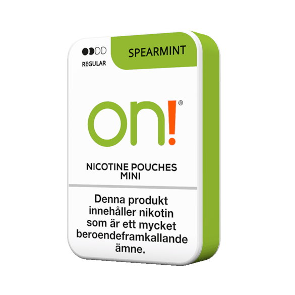 On! Spearmint 3mg Mini Nicotine Pouches