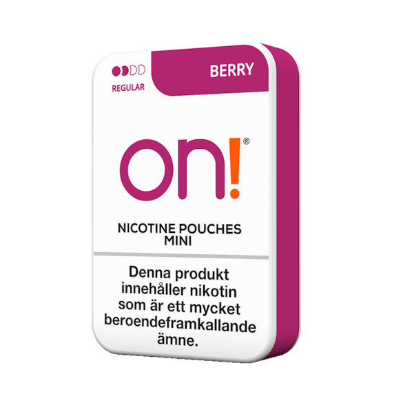 On! Berry 3mg Mini Nicotine Pouches