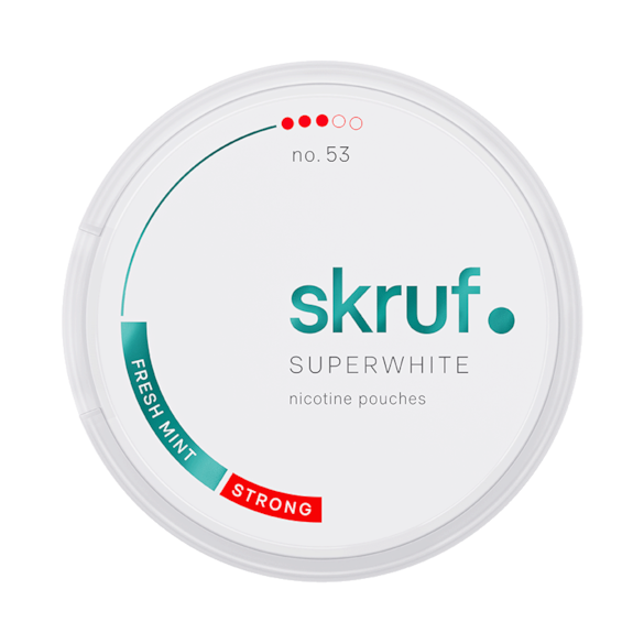 Skruf Superwhite No.53 Fresh Mint 9mg