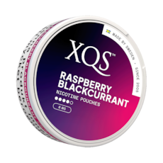 XQS Raspberry Blackcurrant Slim Strong Nicotine Pouches
