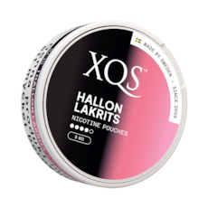 XQS Hallon Lakrits Slim Strong Nicotine Pouches