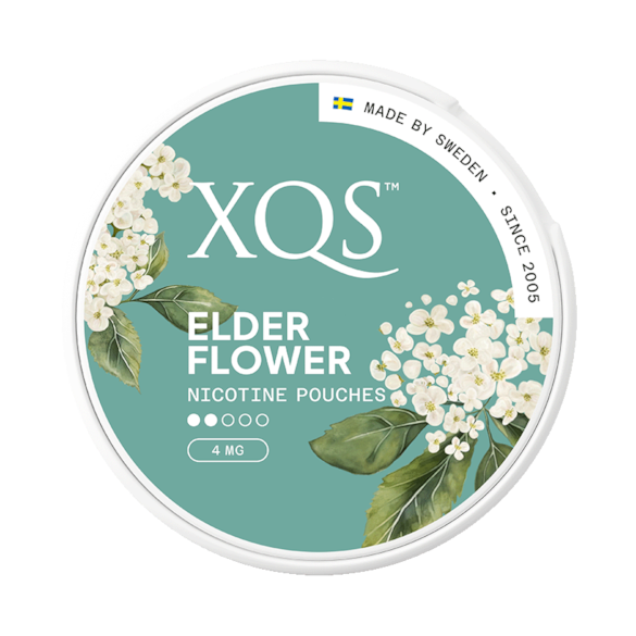 XQS Elderflower Slim Normal Nicotine Pouches