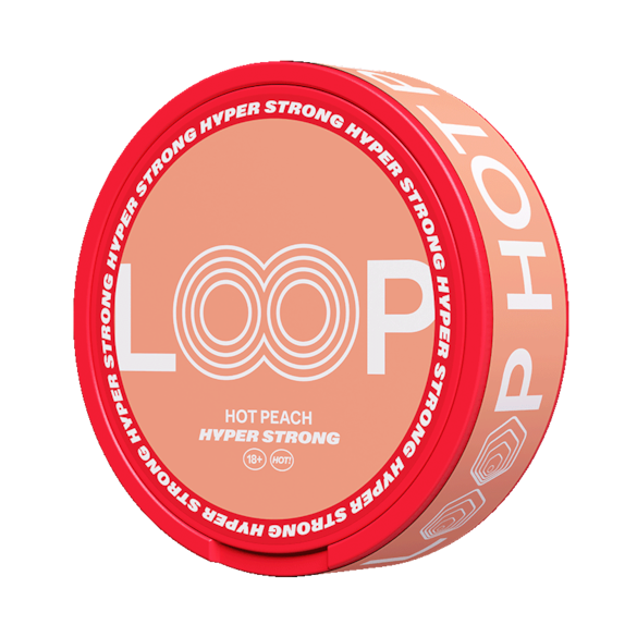 Loop Hot Peach Hyper Strong Nicotine Pouches