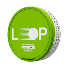 Loop Hot Rhubarb Slim Strong Nicotine Pouches