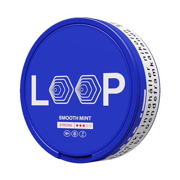 Loop Smooth Mint Slim Strong Nicotine Pouches