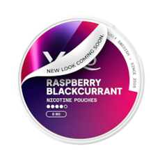 XQS Raspberry Blackcurrant Slim Strong Nicotine Pouches
