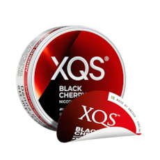 XQS Black Cherry Slim All White Nicotine Pouches