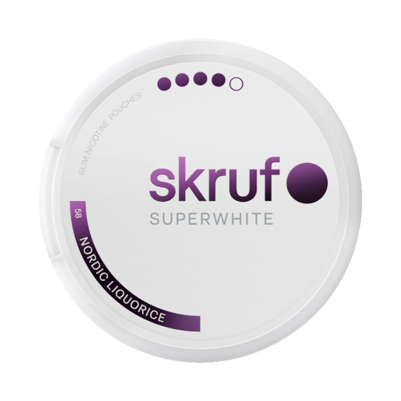Skruf Superwhite No.58 Nordic Liquorice 11,5mg