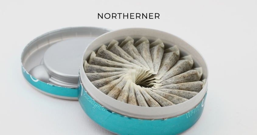 Eine Dose mit Snusbeuteln