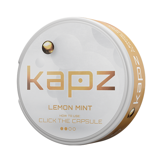 Kapz Lemon Mint Mini Normal Nicotine Pouches