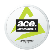 Ace Superwhite Green Lemon Slim Extra Strong Nicotine Pouches