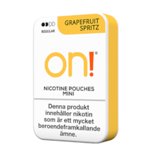 On! Grapefruit Spritz Mini Normal Nicotine Pouches