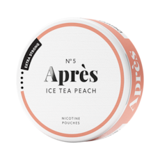 No.5 Après Ice Tea Peach Slim Extra Strong Nicotine Pouches