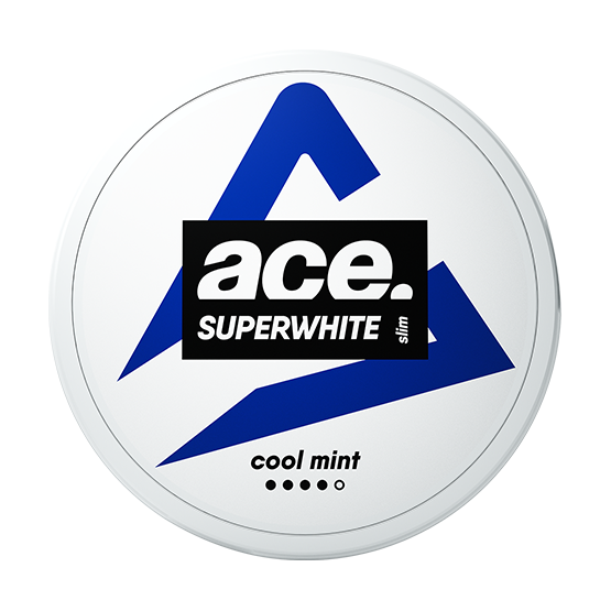 Ace Superwhite Cool Mint Slim Strong Nicotine Pouches