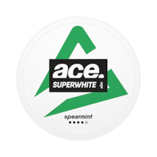 Ace Superwhite Spearmint Slim Strong Nicotine Pouches