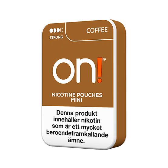 on! Coffee 6mg Mini Nicotine Pouches