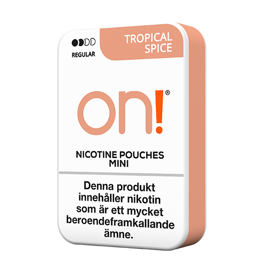On! Tropical Spice 3mg Mini Nicotine Pouches