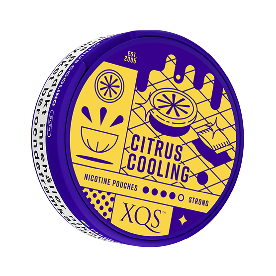 XQS Citrus Cooling Slim Extra Strong Nicotine Pouches