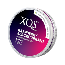 XQS Raspberry Blackcurrant Slim Strong Nicotine Pouches
