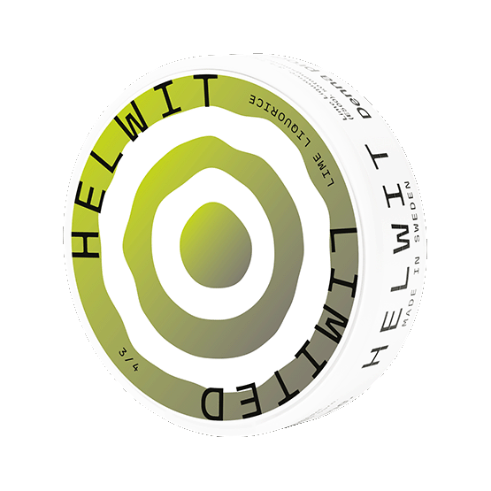 Helwit Lime Liquorice Slim Nicotine Pouches