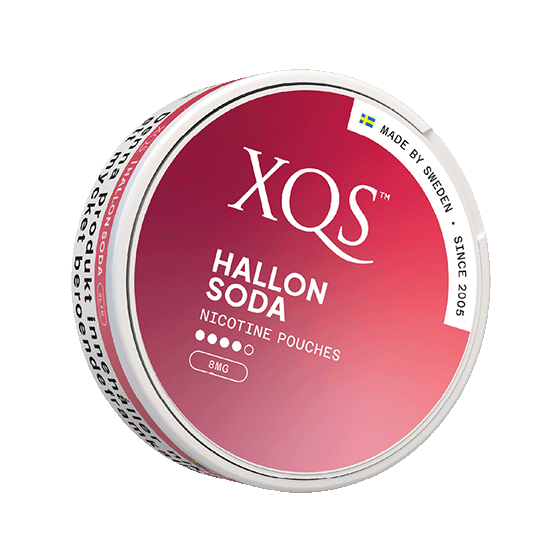 XQS Hallonsoda Slim Strong Nicotine Pouches
