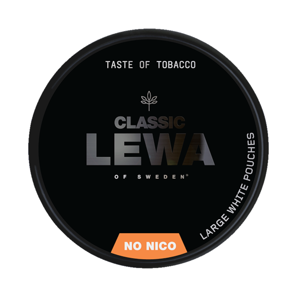 LEWA Classic Taste Of Tobacco Nicotine Free Pouches