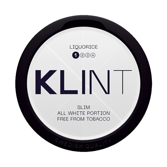 Klint Liquorice #1 Slim Normal Nicotine Pouches