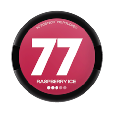 77 Nicotine Pouches Raspberry Ice