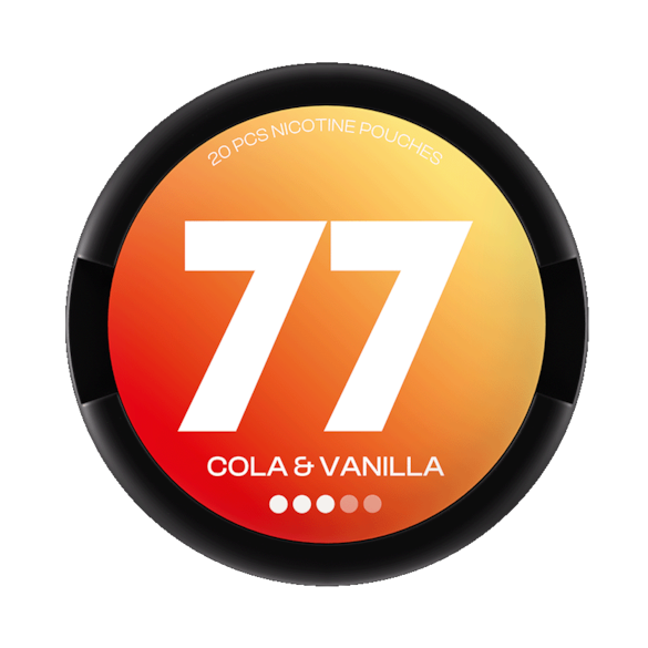 77 Nicotine Pouches Cola & Vanilla